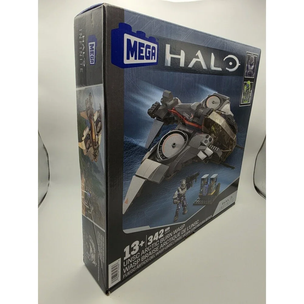 MEGA Halo Infinite UNSC Arctic Burn Wasp 342-Piece Building Set HXL04 13+